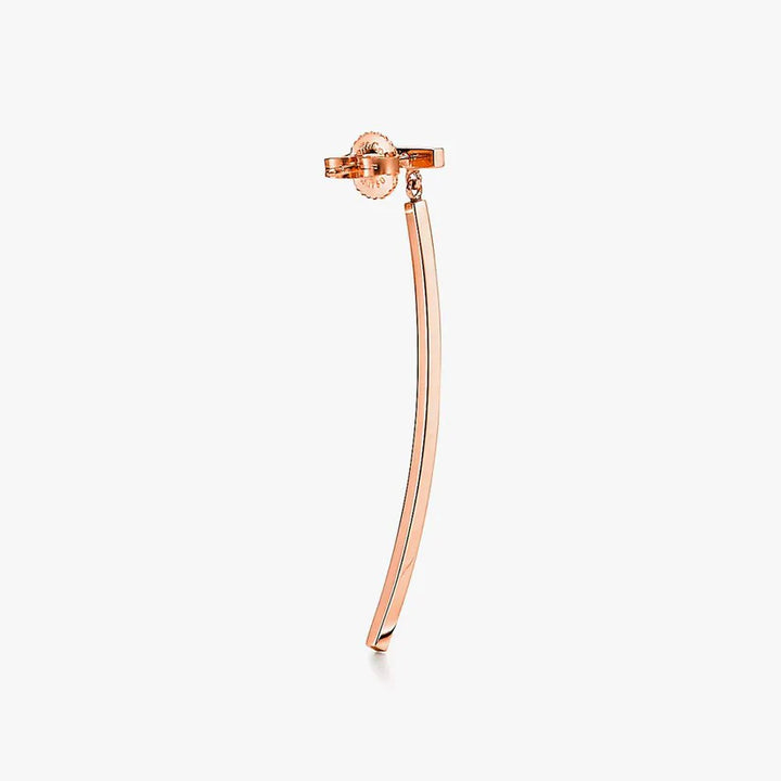 Bar Earrings in 18k Rose Gold